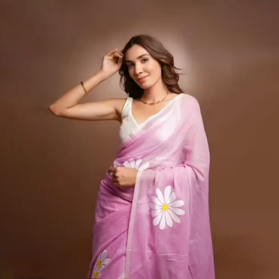 Print Handloom Pure Cotton Saree
