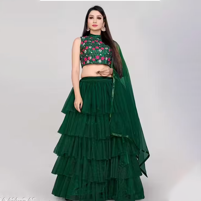 Designer Net lehenga choli for women