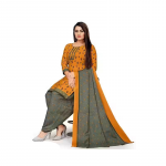 Women's Cotton Printed Salwar Suit & Dupatta Sets