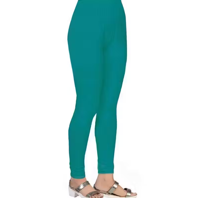 Women Churidar Leggings 's Skinny Combed Cotton Skinny Leggings