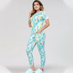 Women’s Printed Cotton Night Suit Sleepwear