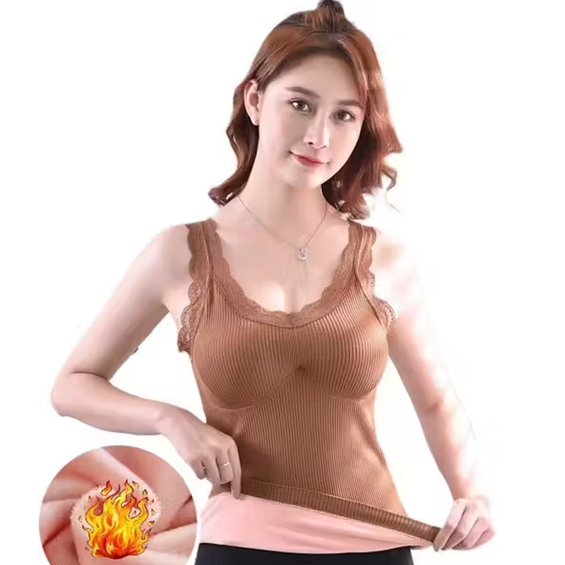 Cotton Thermal Fleece Underwear Tops
