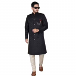Black Dayable Sherwani set