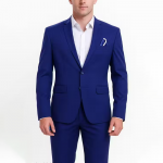 Single breasted formal and casual blazer (Royal Blue)