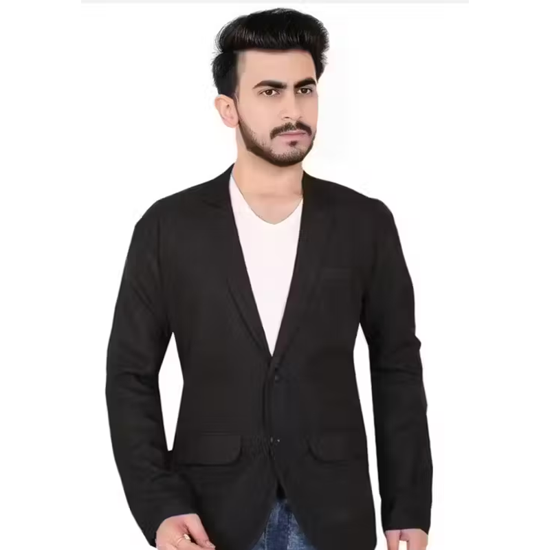 Single Breasted Black Formal Blazer