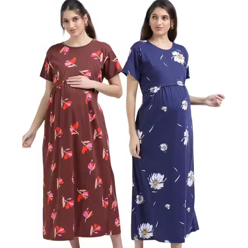 zipless feeding dress/maternity wears/pregnancy wear