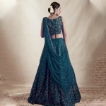 Women's Silk Embroidered Semi-Stitched Lehenga Choli