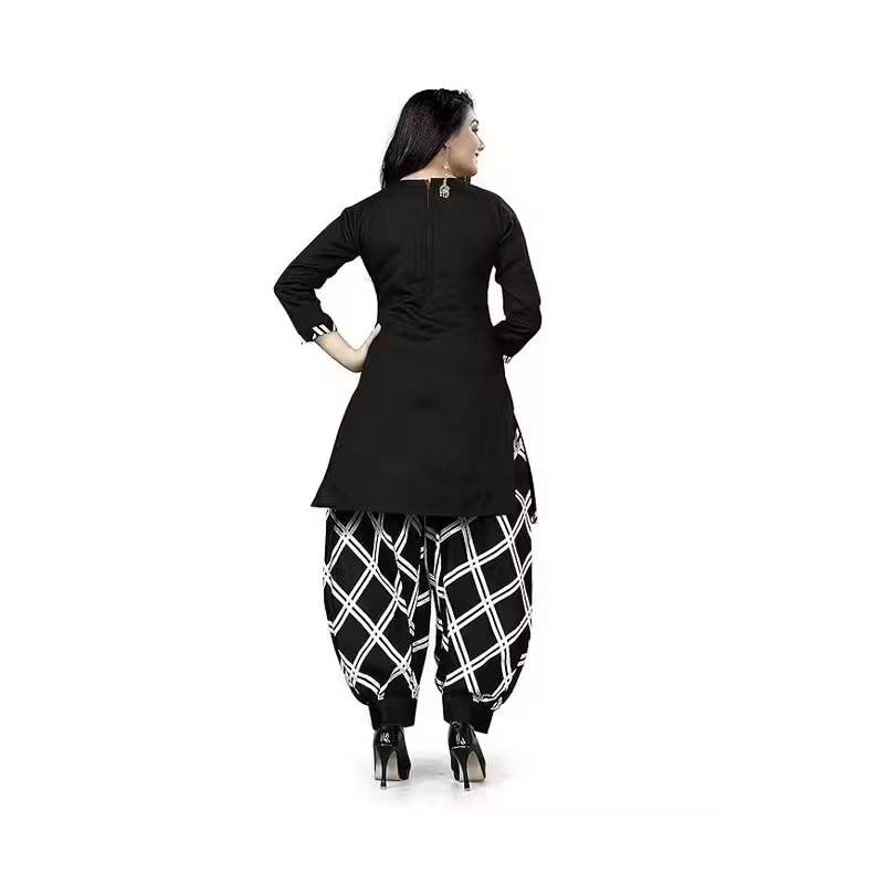 Women's Cotton Printed Salwar Suit & Dupatta