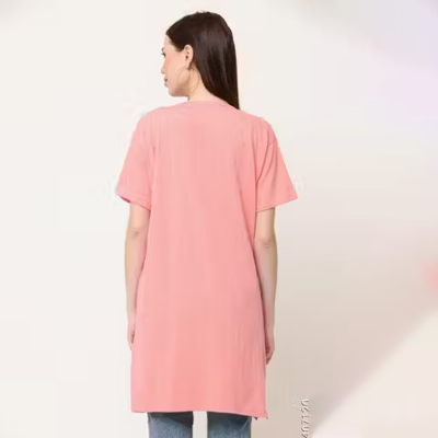 Cotton Pocket Long T-shirt