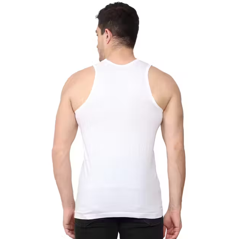 Men's Cotton Solid Vests