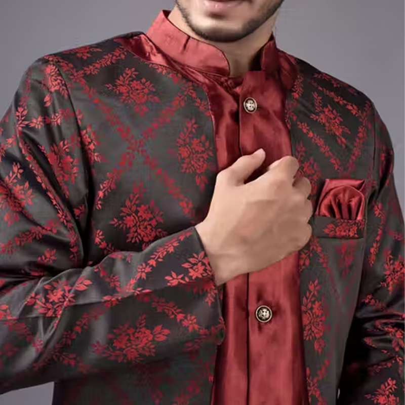 Men's Sherwani & Dhoti Set for wedding