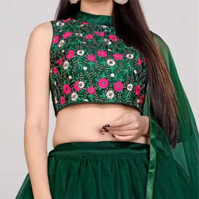 Designer Net lehenga choli for women