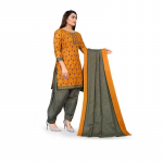 Women's Cotton Printed Salwar Suit & Dupatta Sets