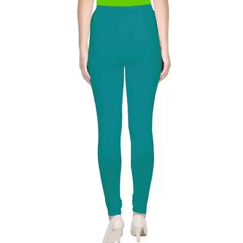Women Churidar Leggings 's Skinny Combed Cotton Skinny Leggings
