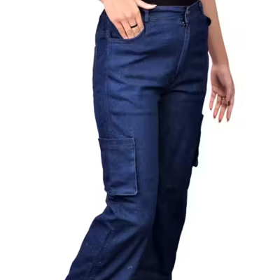 Denim Cargo For Womens