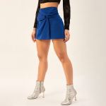 Women's Regular High Rise Above Knee Stretchable Lycra Blend Skirt