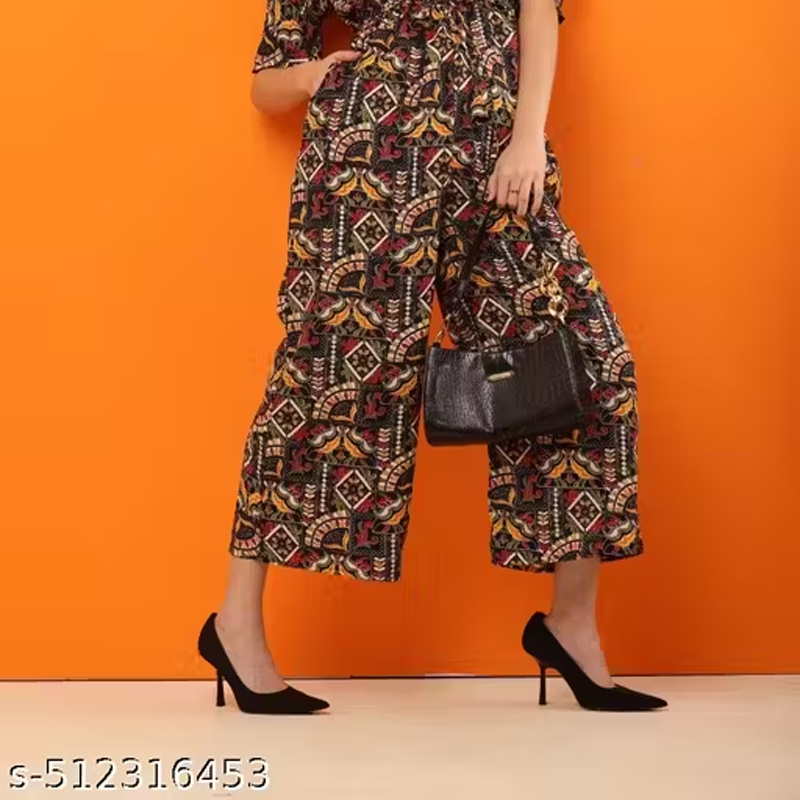 Stylish crepe fabric jumpsuit for women