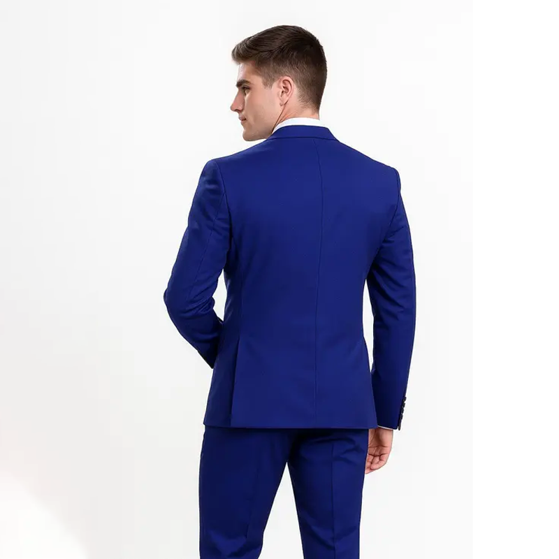Single breasted formal and casual blazer (Royal Blue)