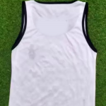 Army sando white black patti