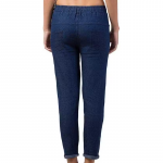Fit Women Denim Blue Denim Trousers Jeans