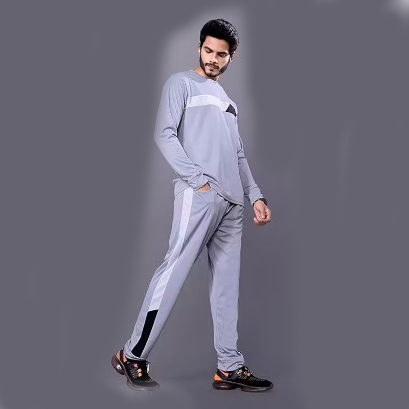 Men's night suit sets cotton lycra fabric night dress for men